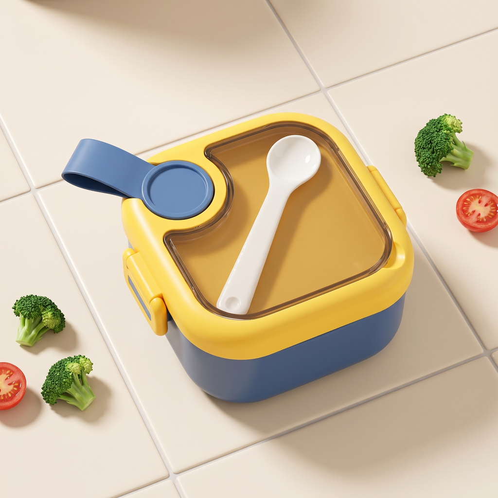 "Space Explorer" 800ml SUS Leak-Proof Kids Lunchbox Set