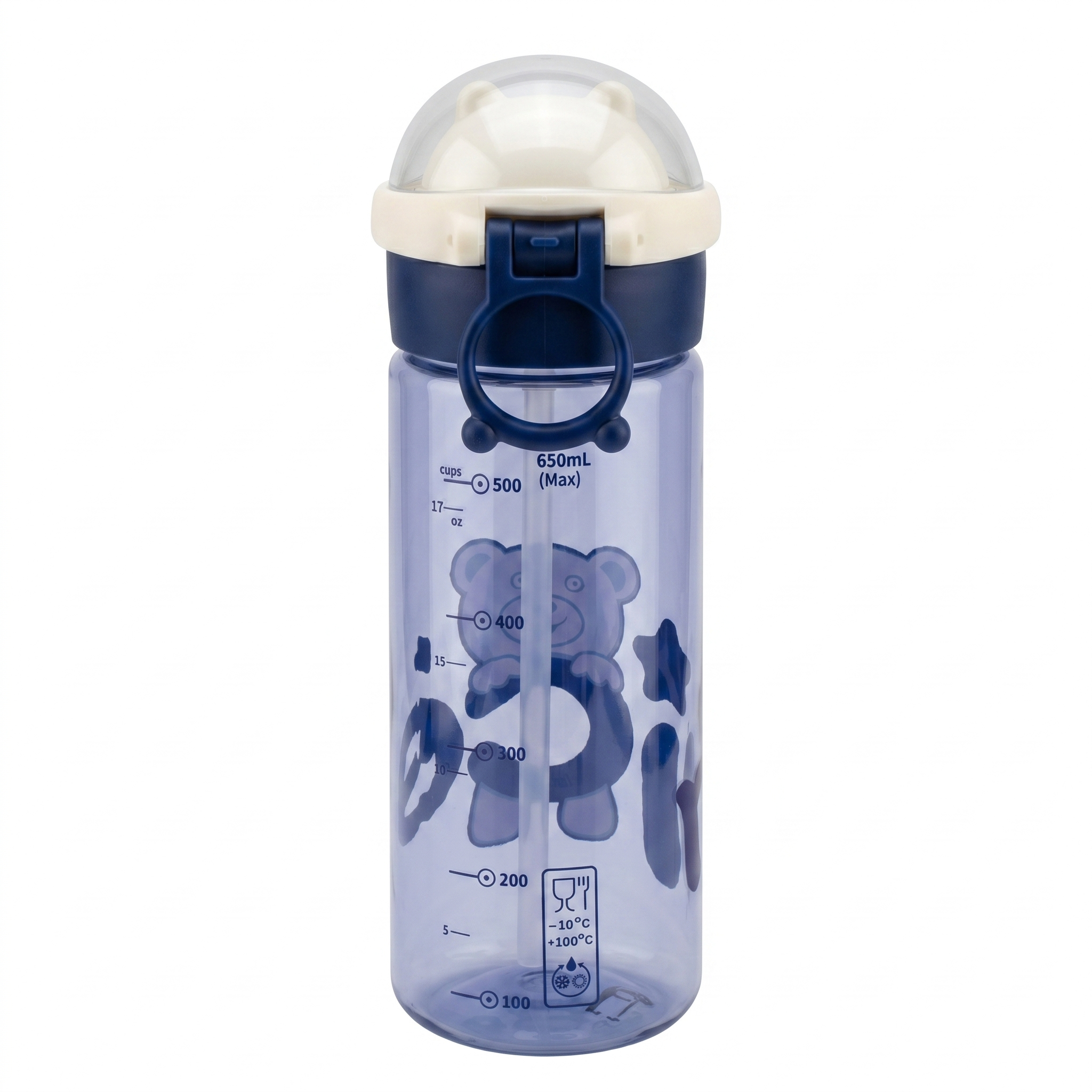 "Cool Polar" Integrated Round Finger-Grip Sipper