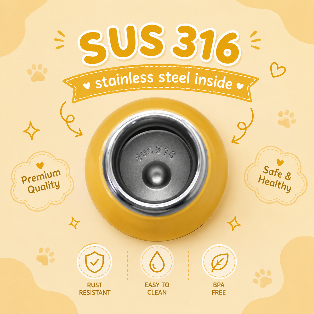 3D Puppy 450ml 2-in-1 Insulated Bottle