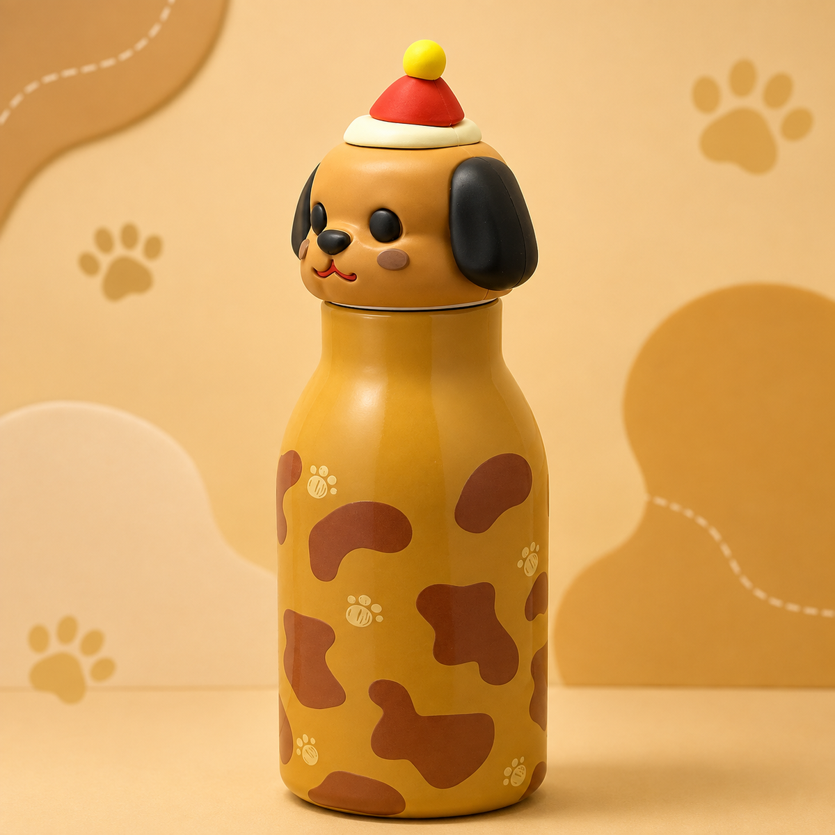 3D Puppy 450ml 2-in-1 Insulated Bottle