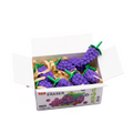 Purple Grape Fruit Eraser Set | 8pcs Mini Realistic Eraser Box
