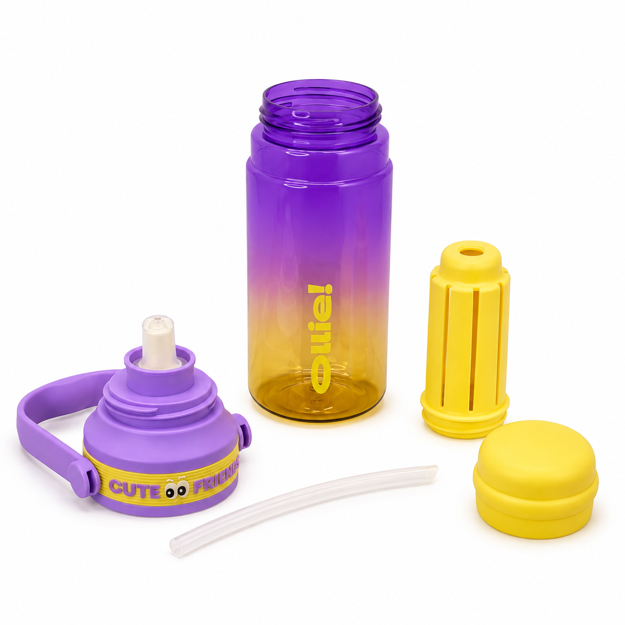 760ml Alkaline Filter Tumbler – Purple & Yellow