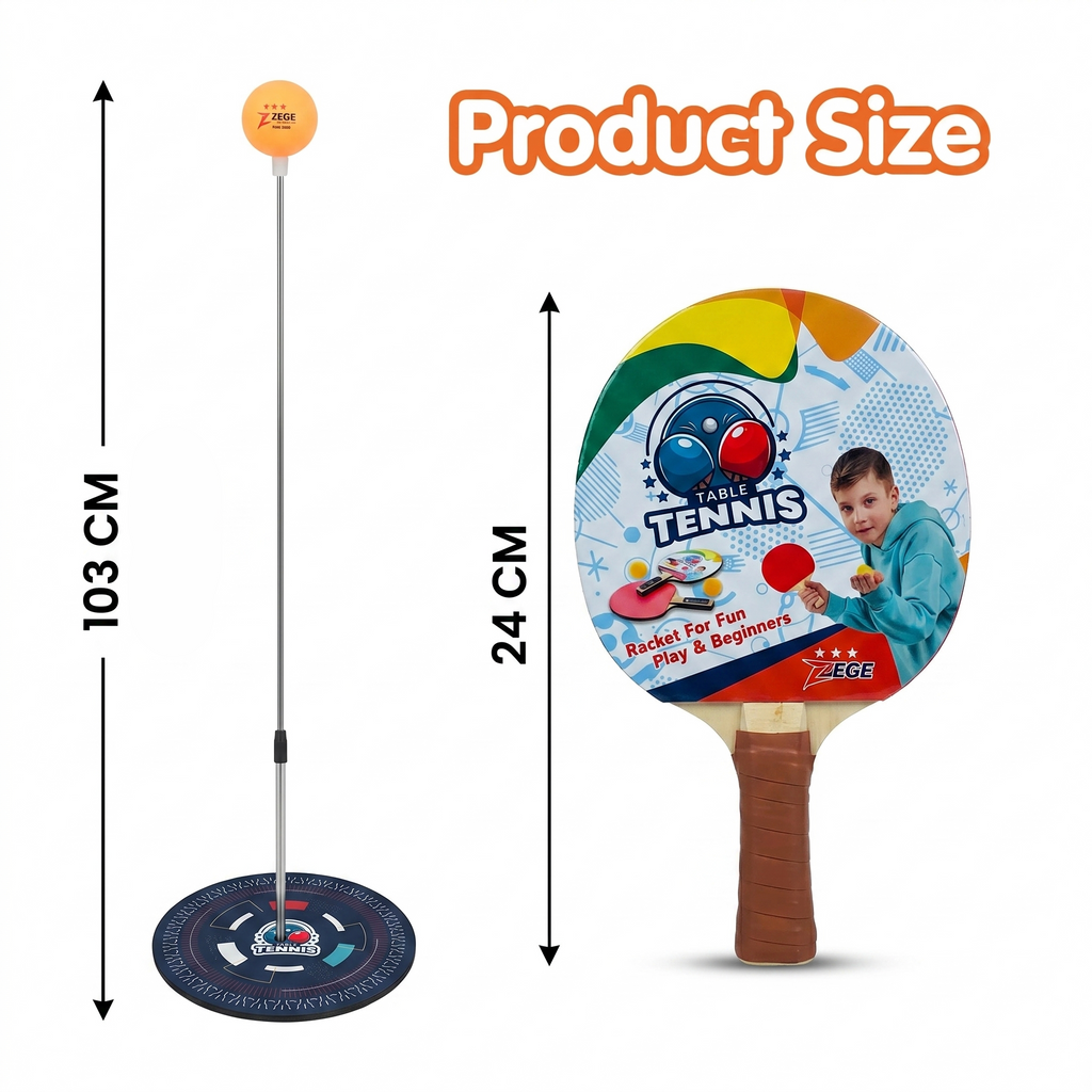 Table Tennis Rebound Trainer | Interactive Indoor & Outdoor Exercise Set