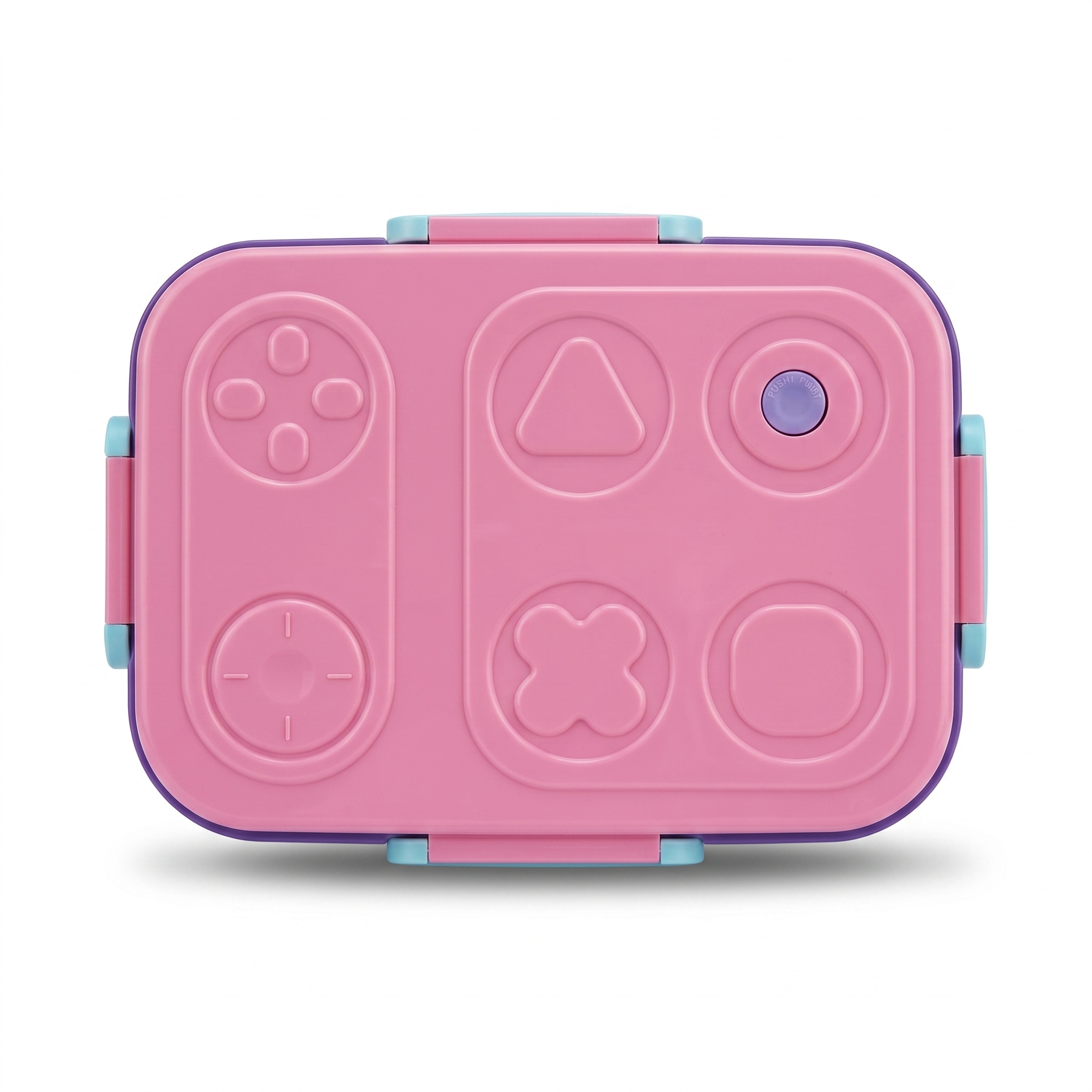 Pink & Purple "Retro Gamer" 750ml Premium Kids Bento Box