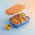 Retro Orange "X-Kid Gamer" 750ml Premium Kids Bento Box