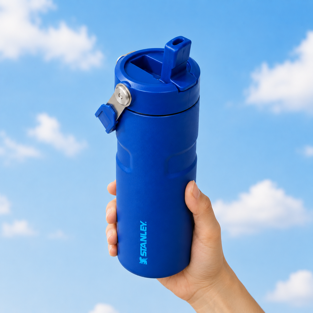 Stanley IceFlow Flip Straw 2.0 Water Bottle (16 oz) | Blue