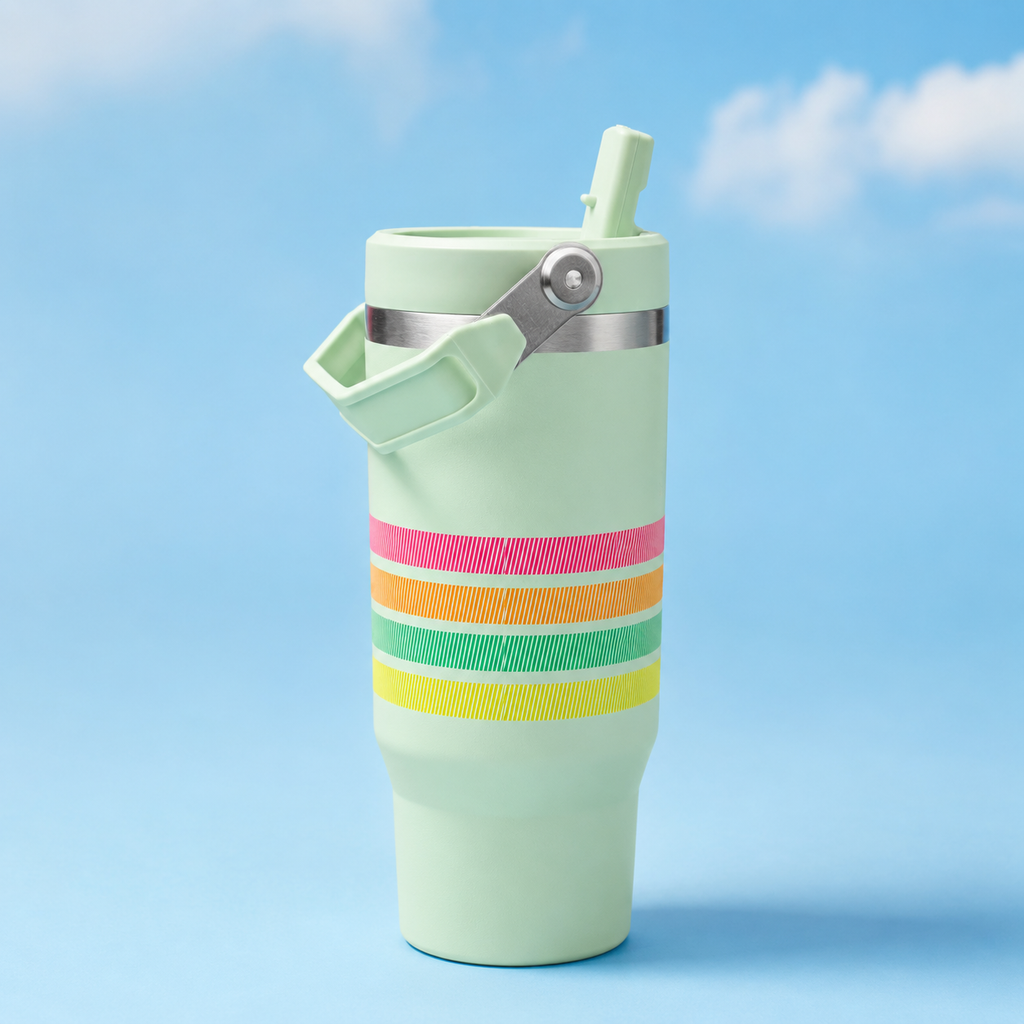 Sage Green Stanley IceFlow 2.0 Flip Straw Tumbler (30 oz)
