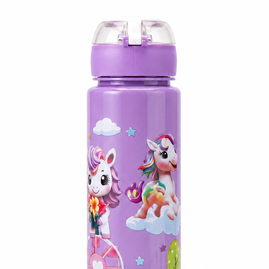 scratch-resistant-unicorn-print-kids-bottle-reverse-view