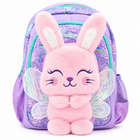 Smiggle Fairy Bunny 13" Junior Character Backpack – Lilac