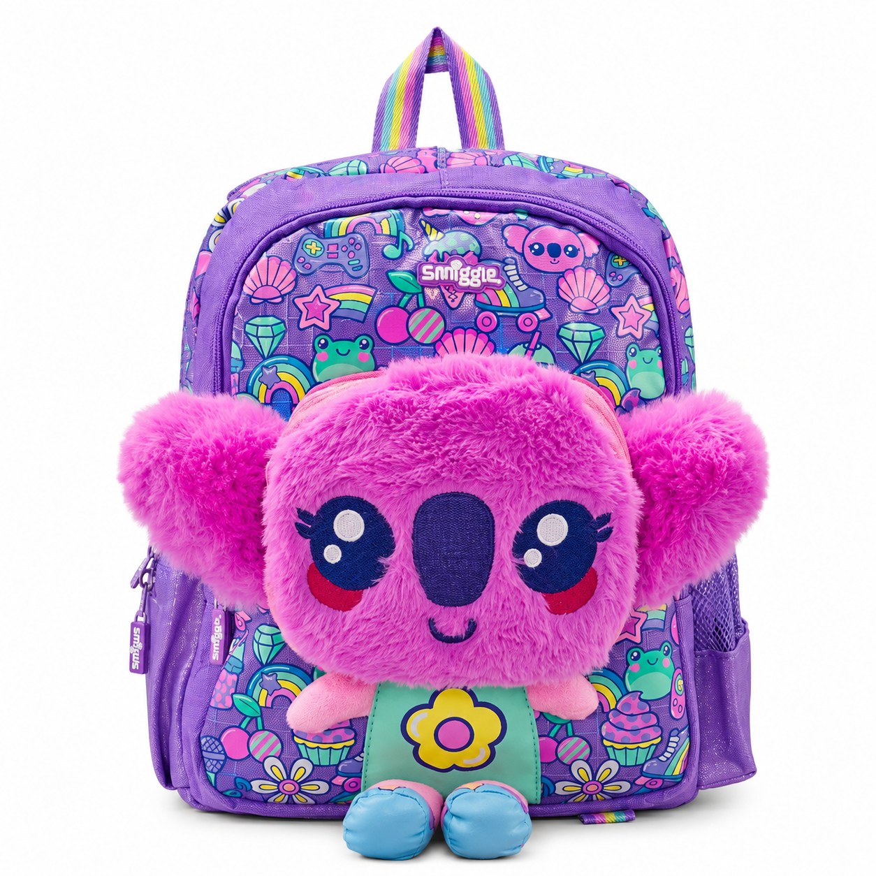 Smiggle Playtime Koala 13" Junior Character Backpack – Purple & Pink