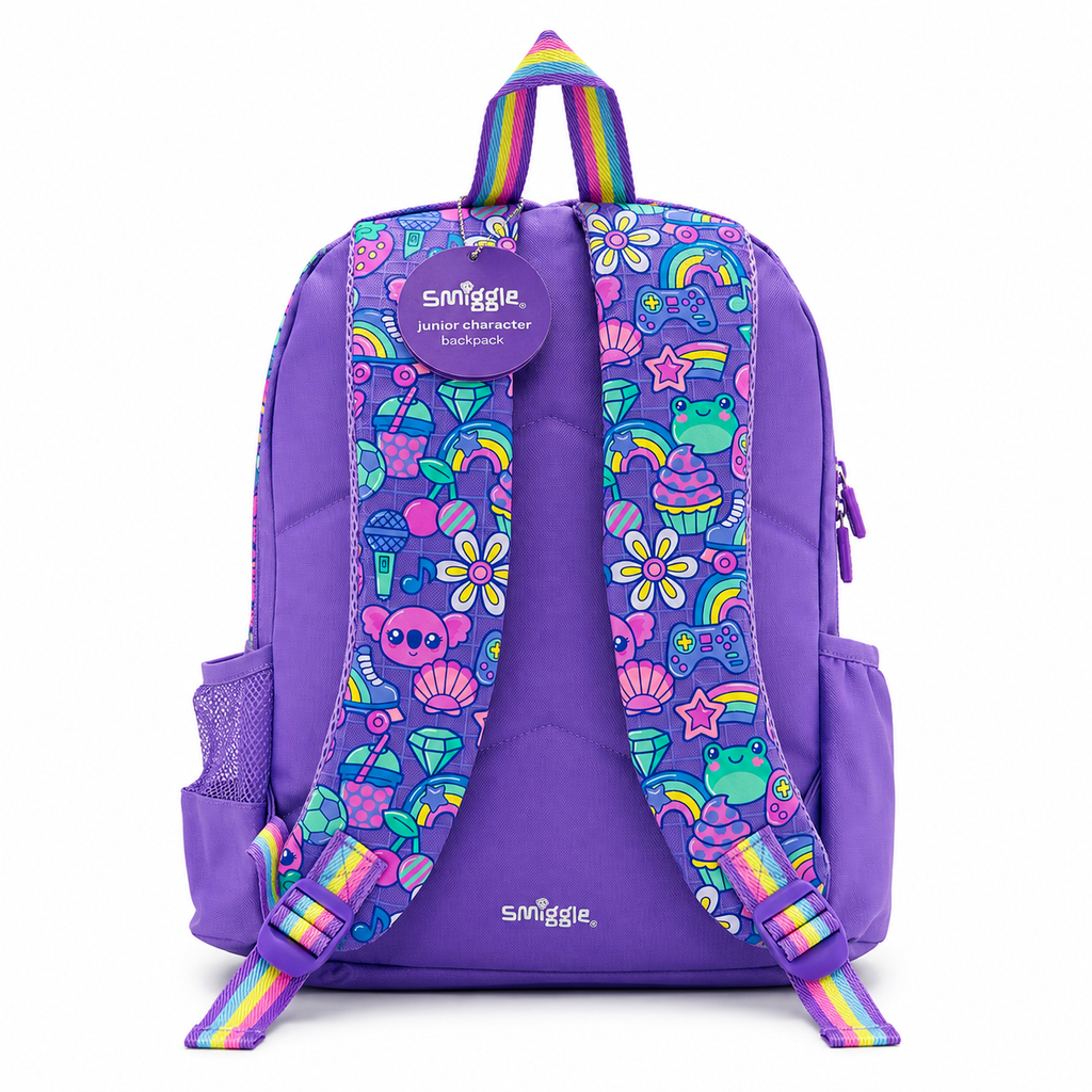 Smiggle Playtime Koala 13" Junior Character Backpack – Purple & Pink