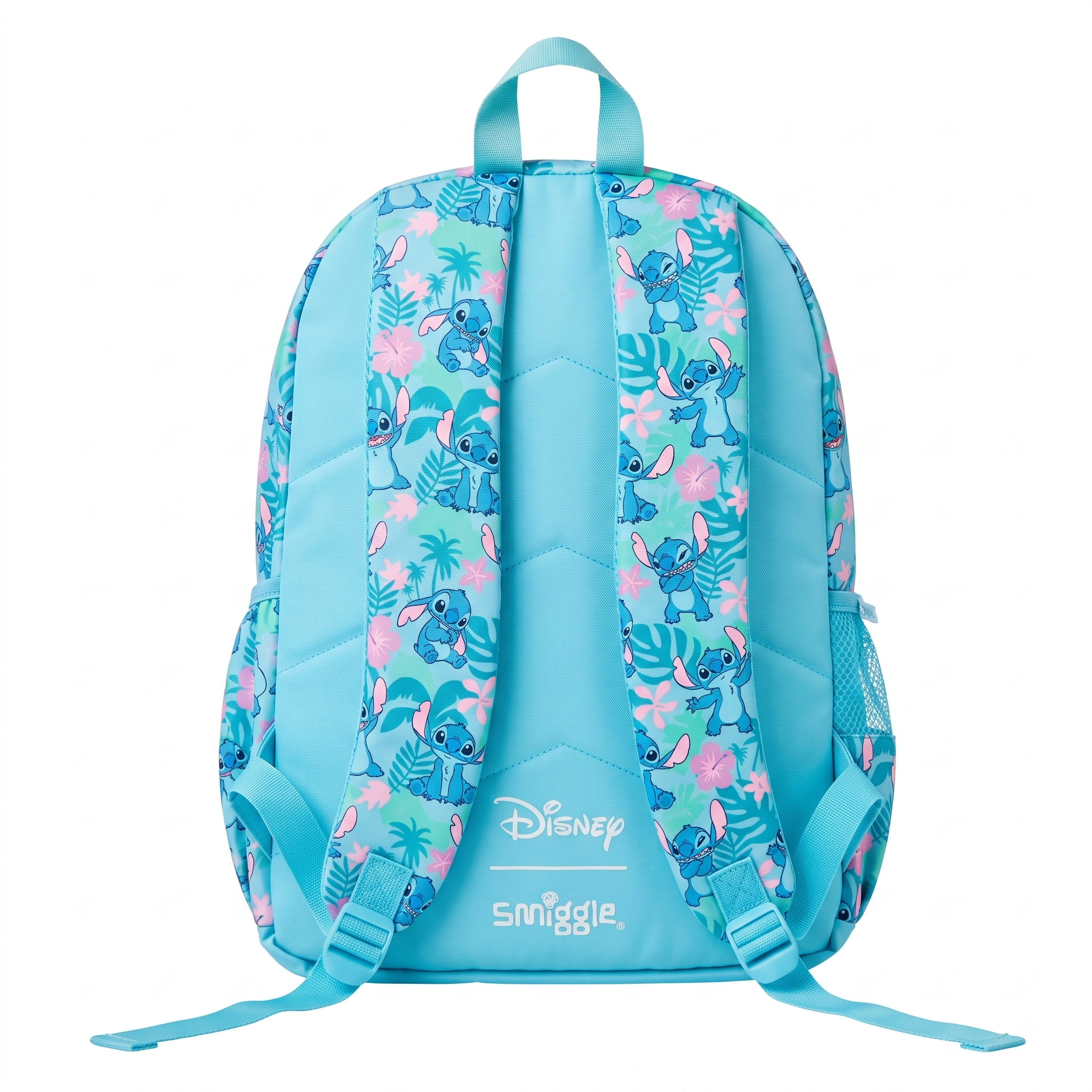 Smiggle x Disney Stitch 16" School Backpack – Tropical Aqua