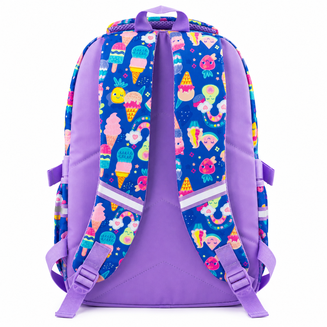 Smiggle Sweet Treat Unicorn 16" School Backpack – Purple & Blue