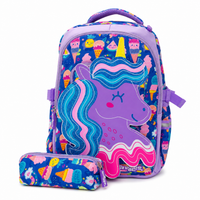 Smiggle Sweet Treat Unicorn 16" School Backpack – Purple & Blue