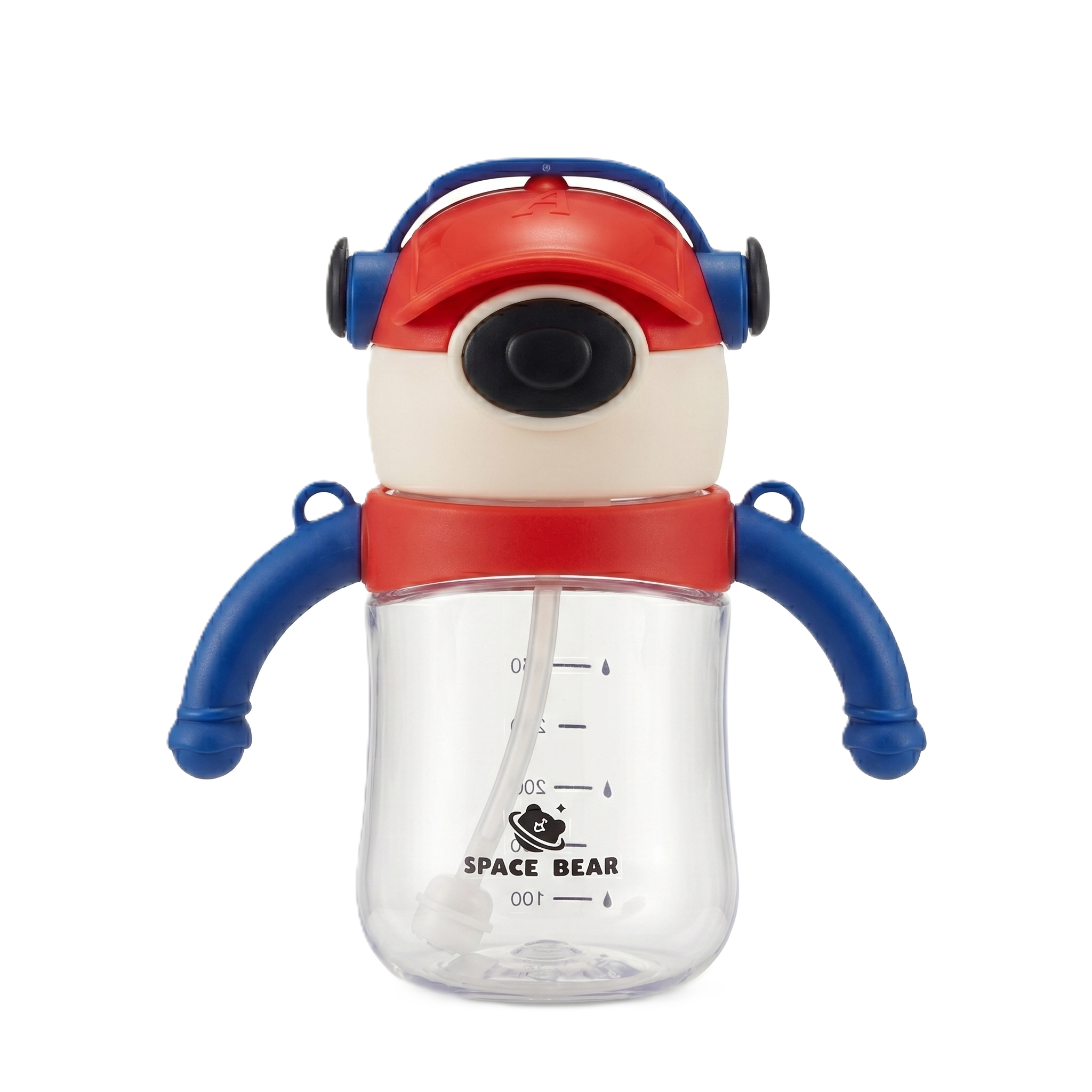 Space Bear "Astro-Commander" 400ml Sipper Bottle