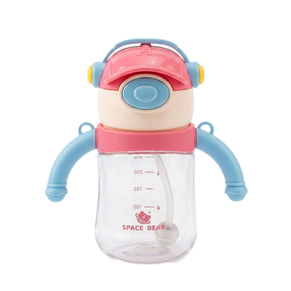 Space Bear "Astro-Girl" 400ml Sipper Bottle