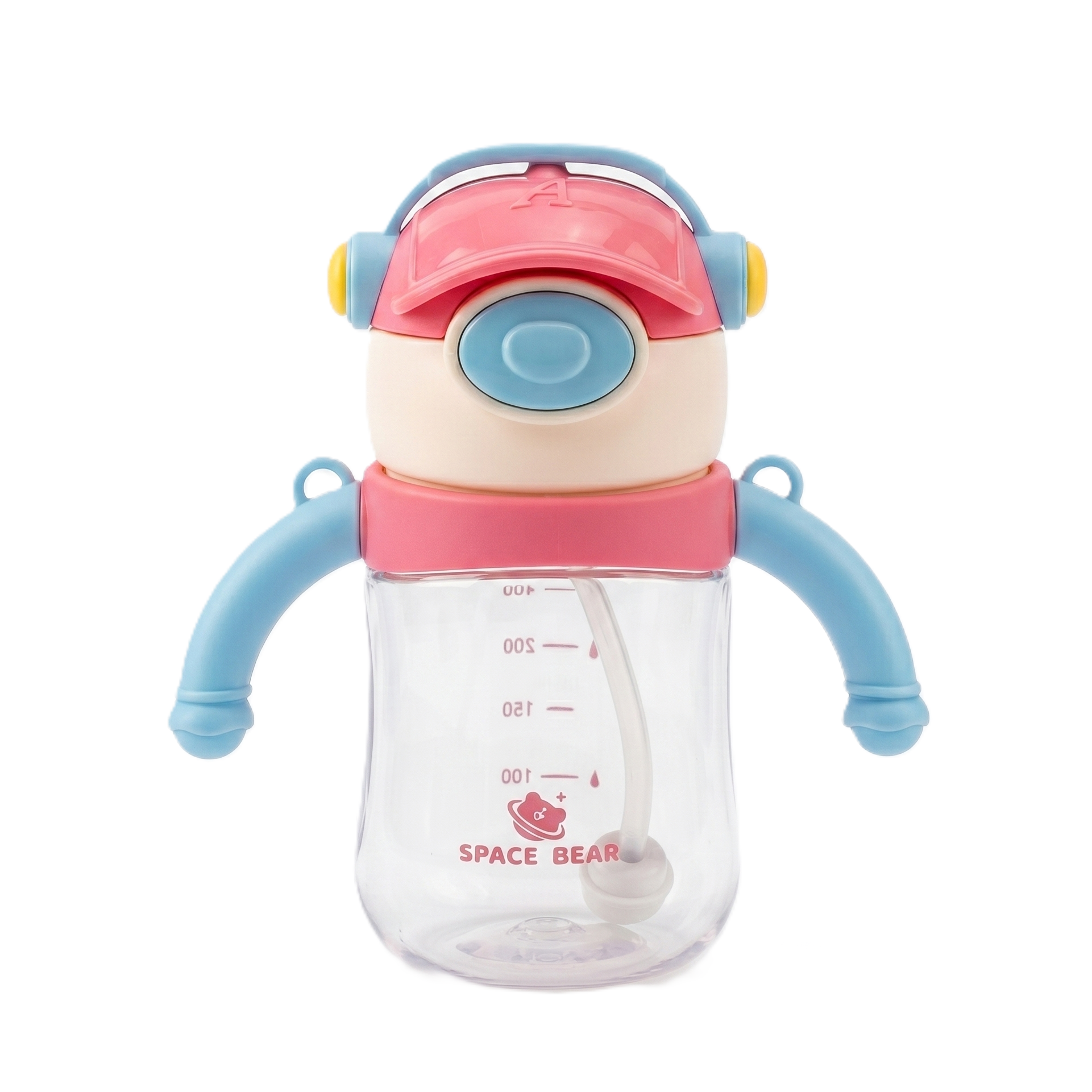 Space Bear "Astro-Girl" 400ml Sipper Bottle