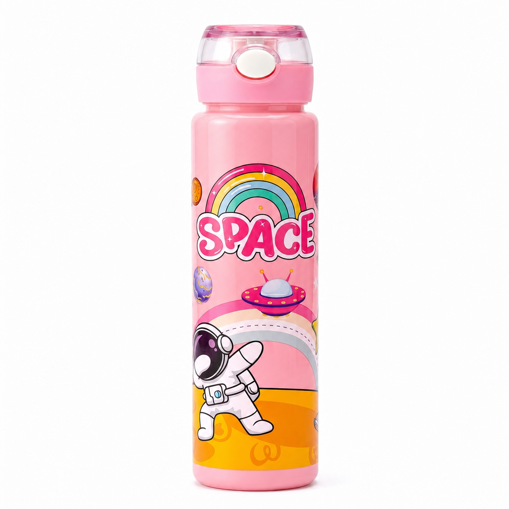 Space Astronaut 900ml Kids Sipper Bottle with Carry Ring