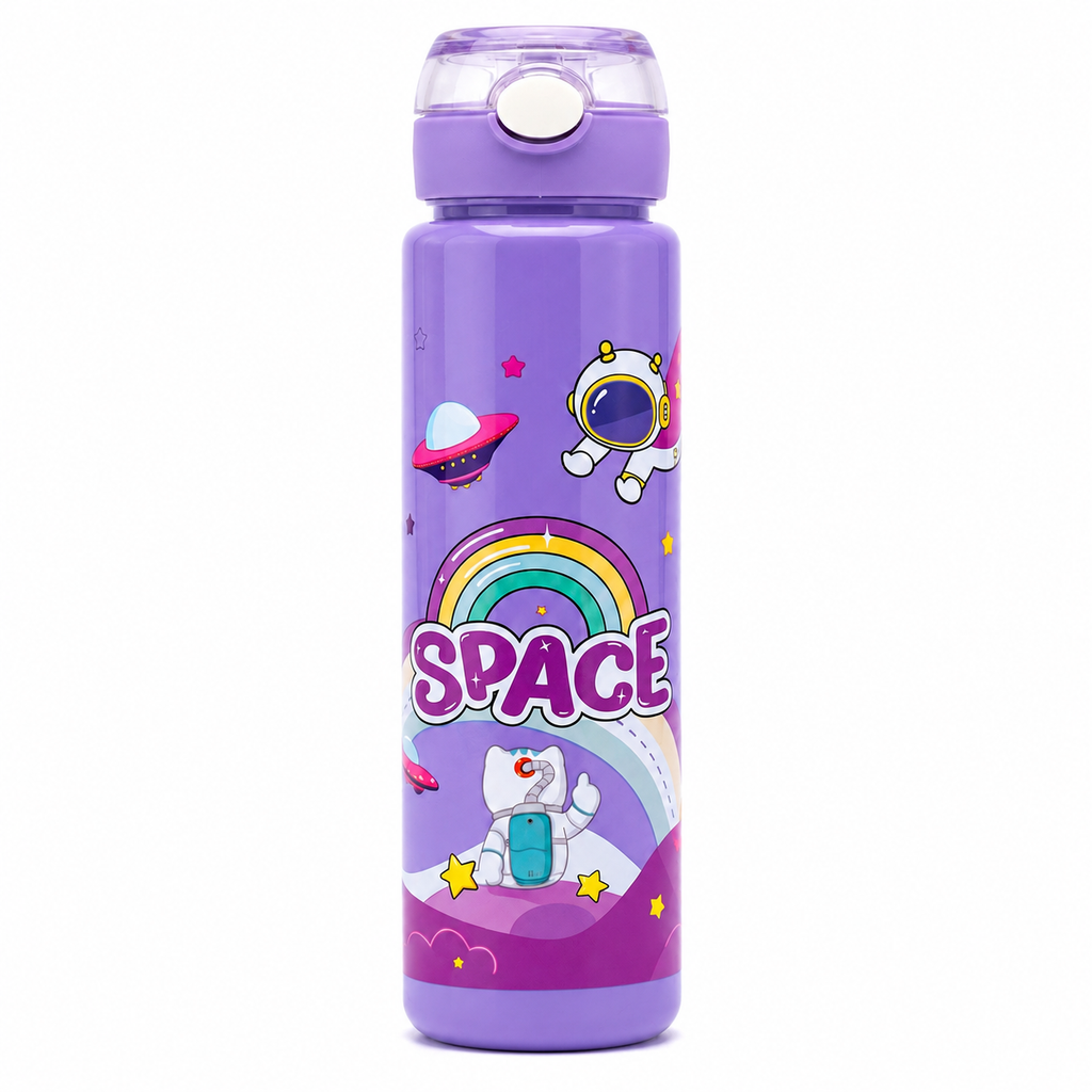 Space Astronaut 900ml Kids Sipper Bottle with Carry Ring