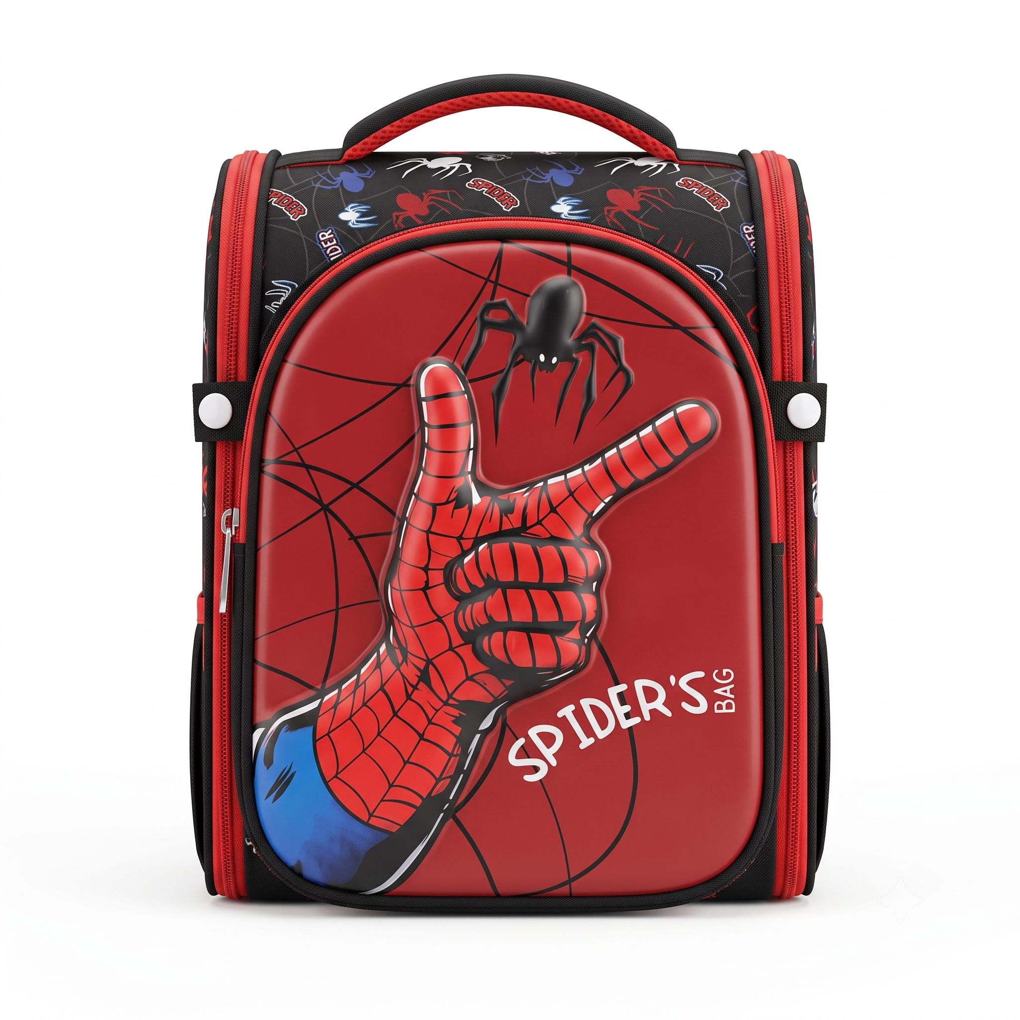 pider-Man 16" Hard-Shell School Backpack with Utility Pouch