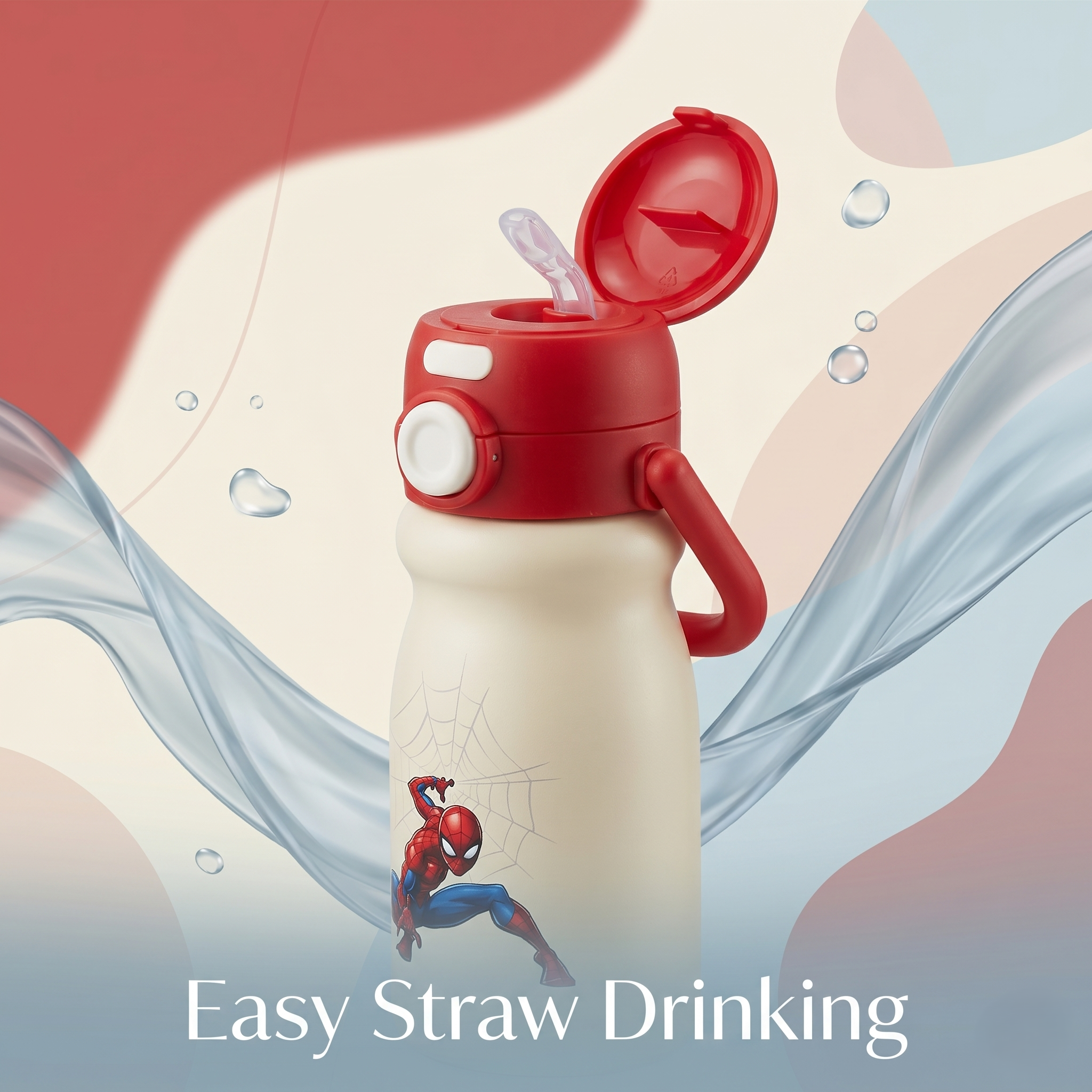 Spiderman 500ml Insulated Water Bottle