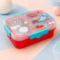 Premium 800mL Stainless Steel Kids Bento Box (Sports Vitality)