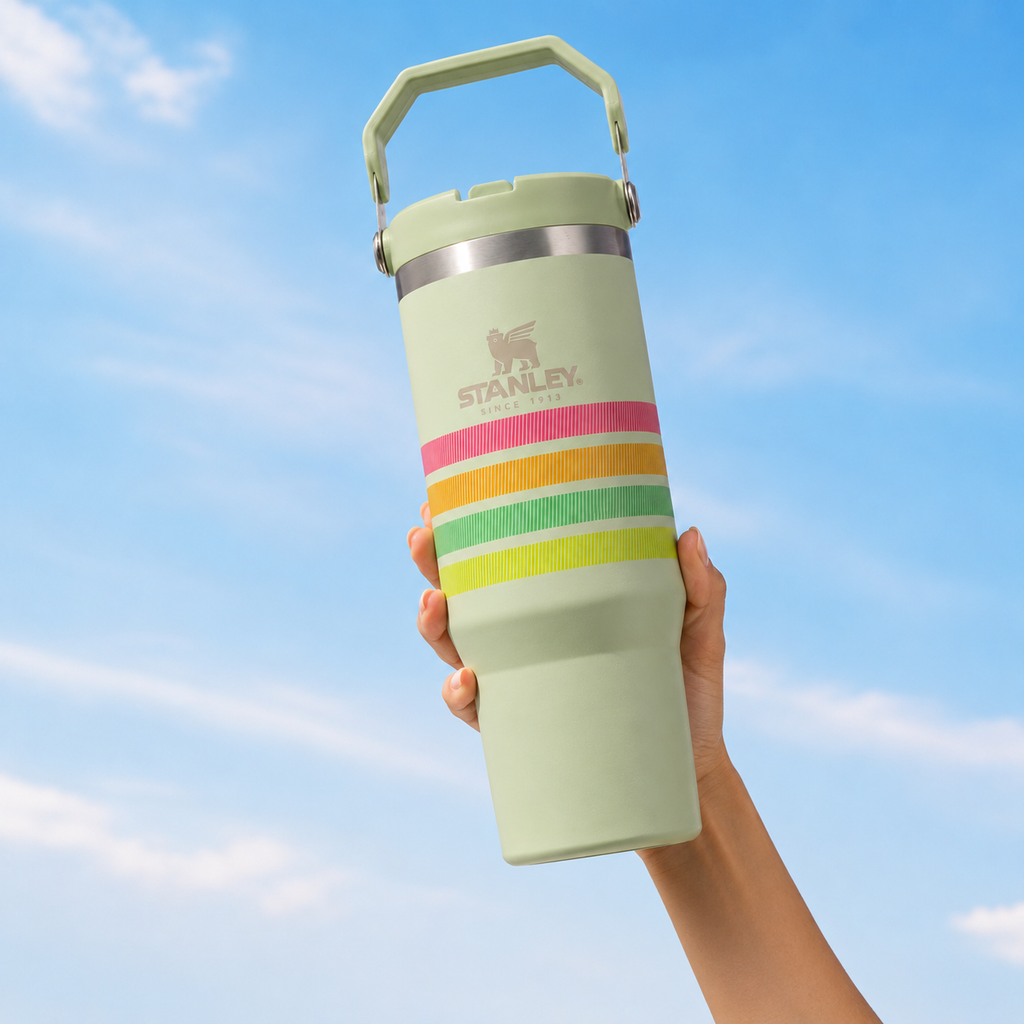 Sage Green Stanley IceFlow 2.0 Flip Straw Tumbler (30 oz)