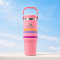Coral Pink Stanley IceFlow 2.0 Flip Straw Tumbler (30 oz)