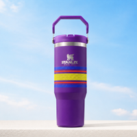 Neon Purple Stanley IceFlow 2.0 Flip Straw Tumbler (30 oz)