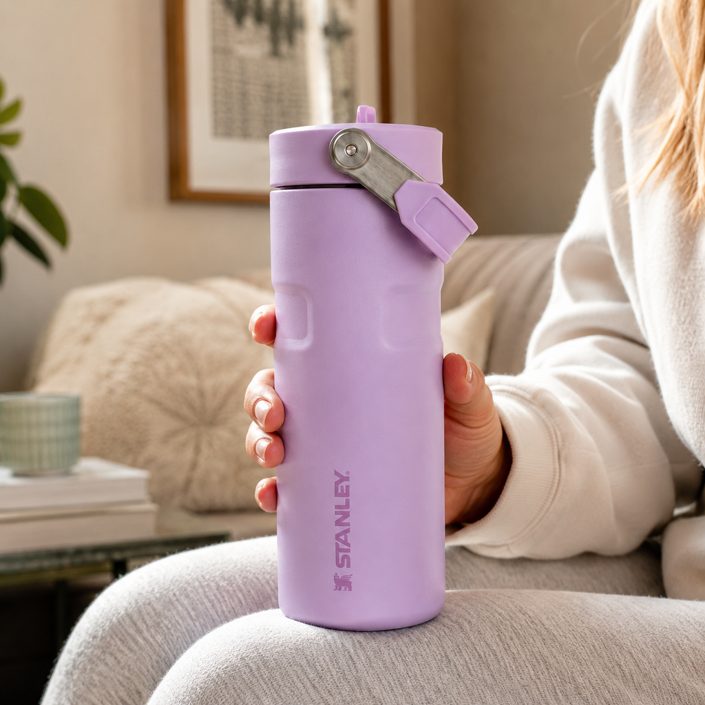 Stanley IceFlow Flip Straw 2.0 Water Bottle (16 oz) | Lilac Purple