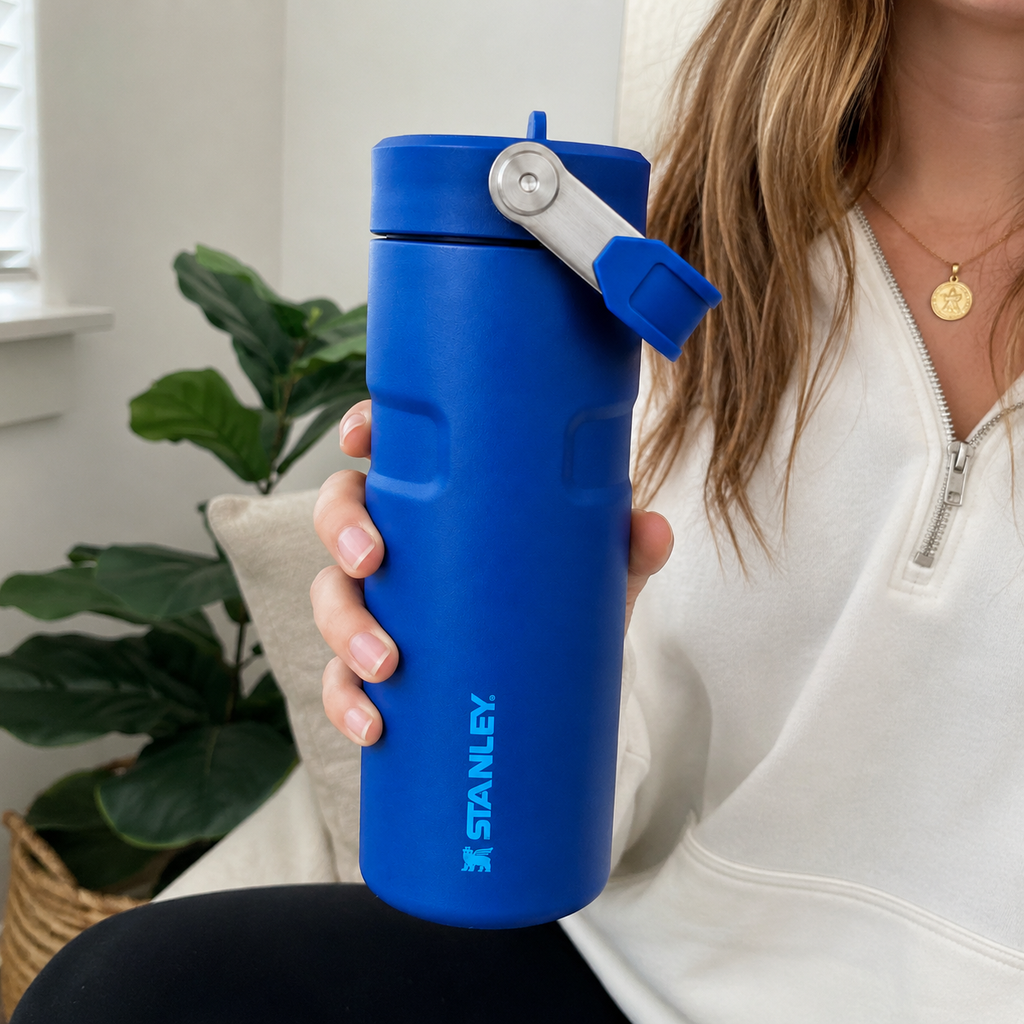 Stanley IceFlow Flip Straw 2.0 Water Bottle (16 oz) | Blue
