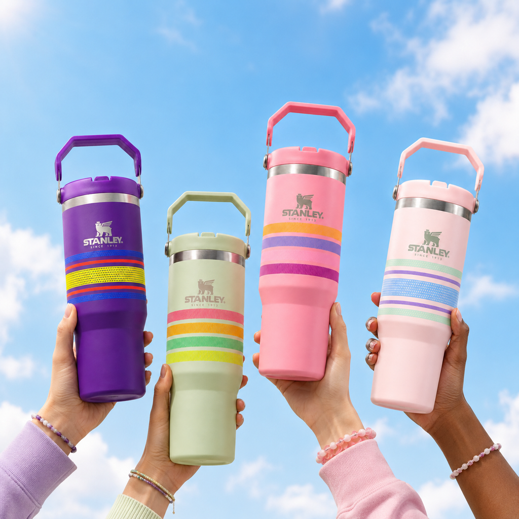 Neon Purple Stanley IceFlow 2.0 Flip Straw Tumbler (30 oz)