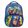 13" Superhero Multi-Compartment Junior Backpack | Ergonomic 3-Pocket School Bag for Kids