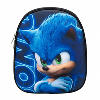 12" Supersonic Blue Hero 3D Toddler Backpack | Ergonomic Preschool Bag for Kids