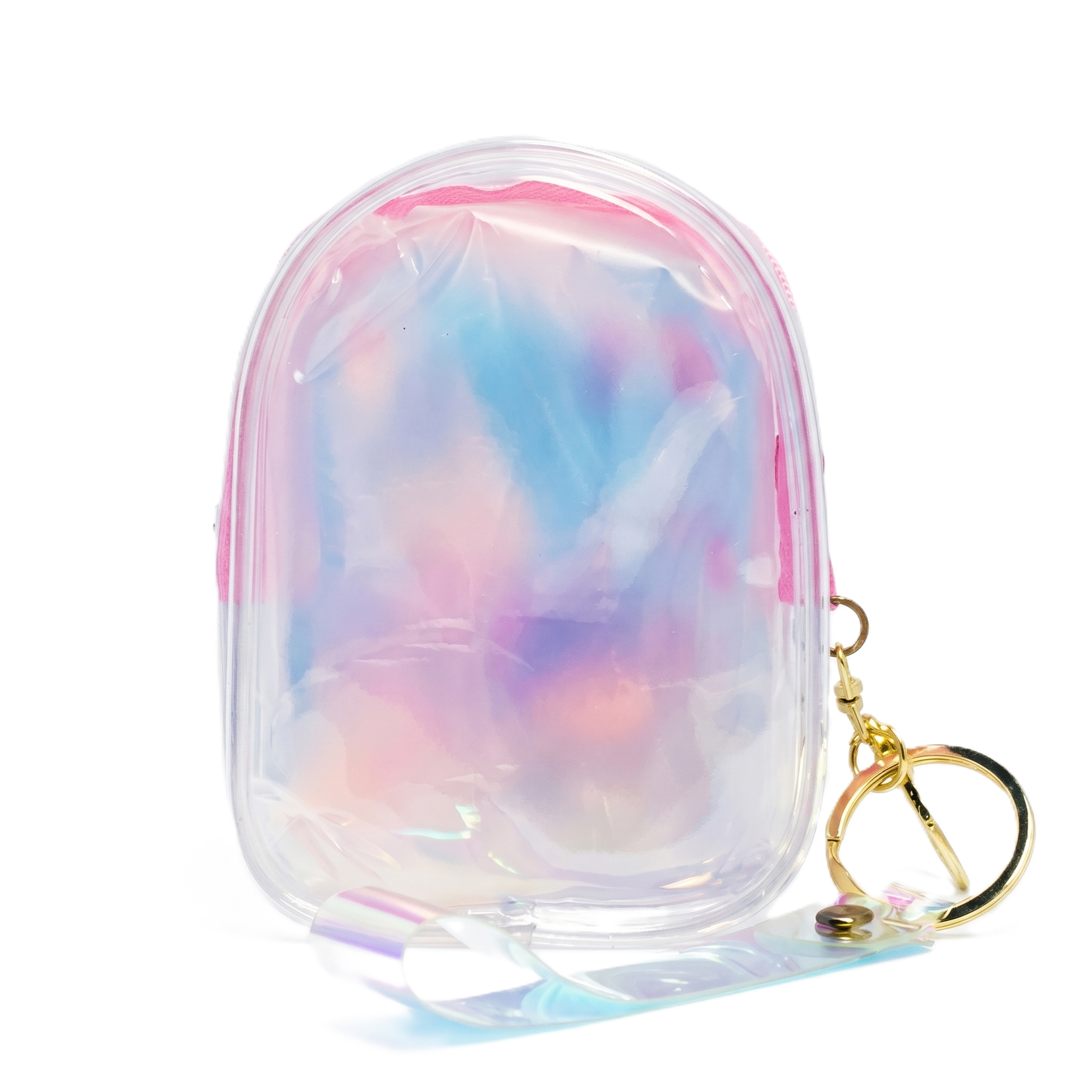 Holographic "Sweet Cherries" Shimmer Coin Pouch | Backpack Style