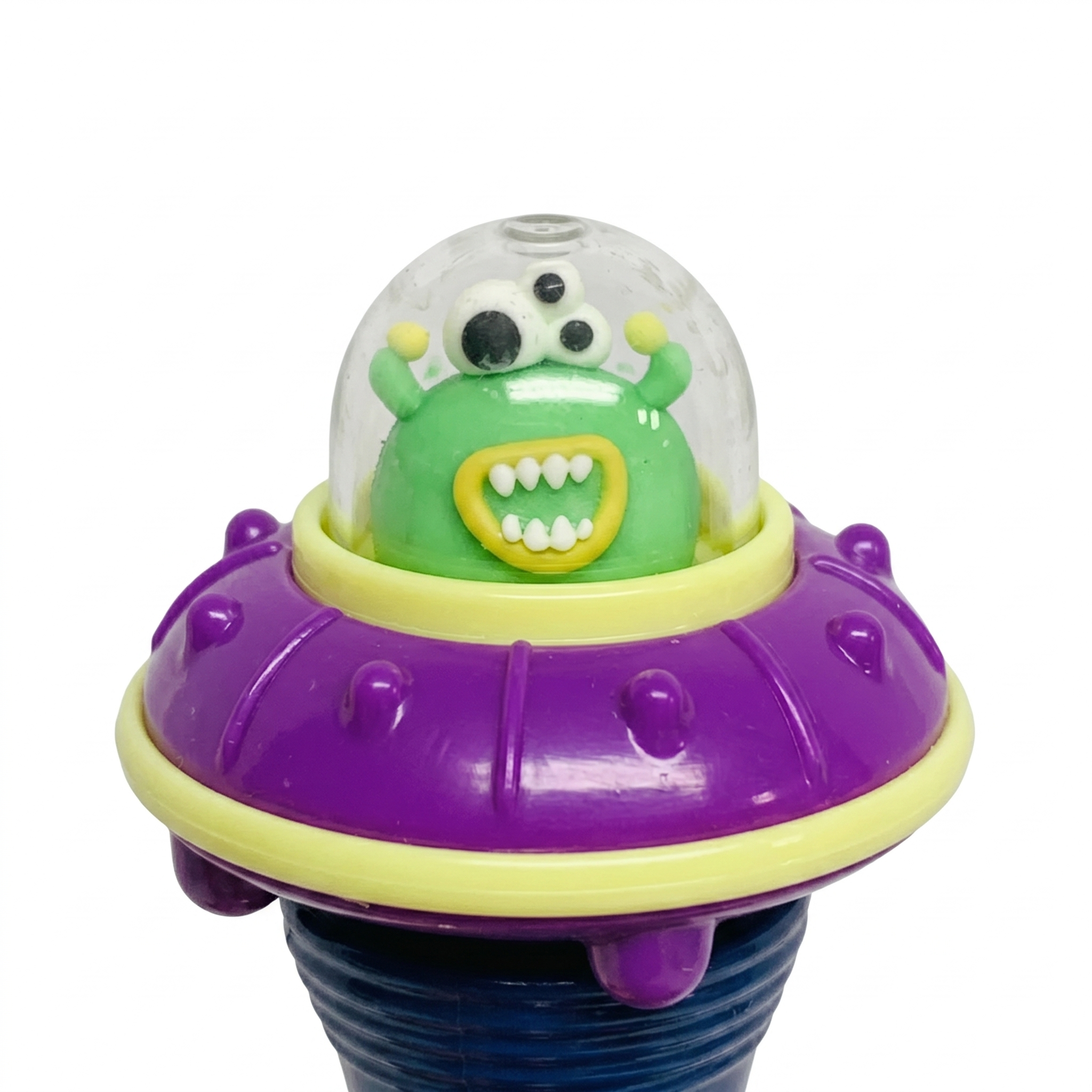 Spinning Monster UFO Space Pen | Purple Galaxy Fidget Pen