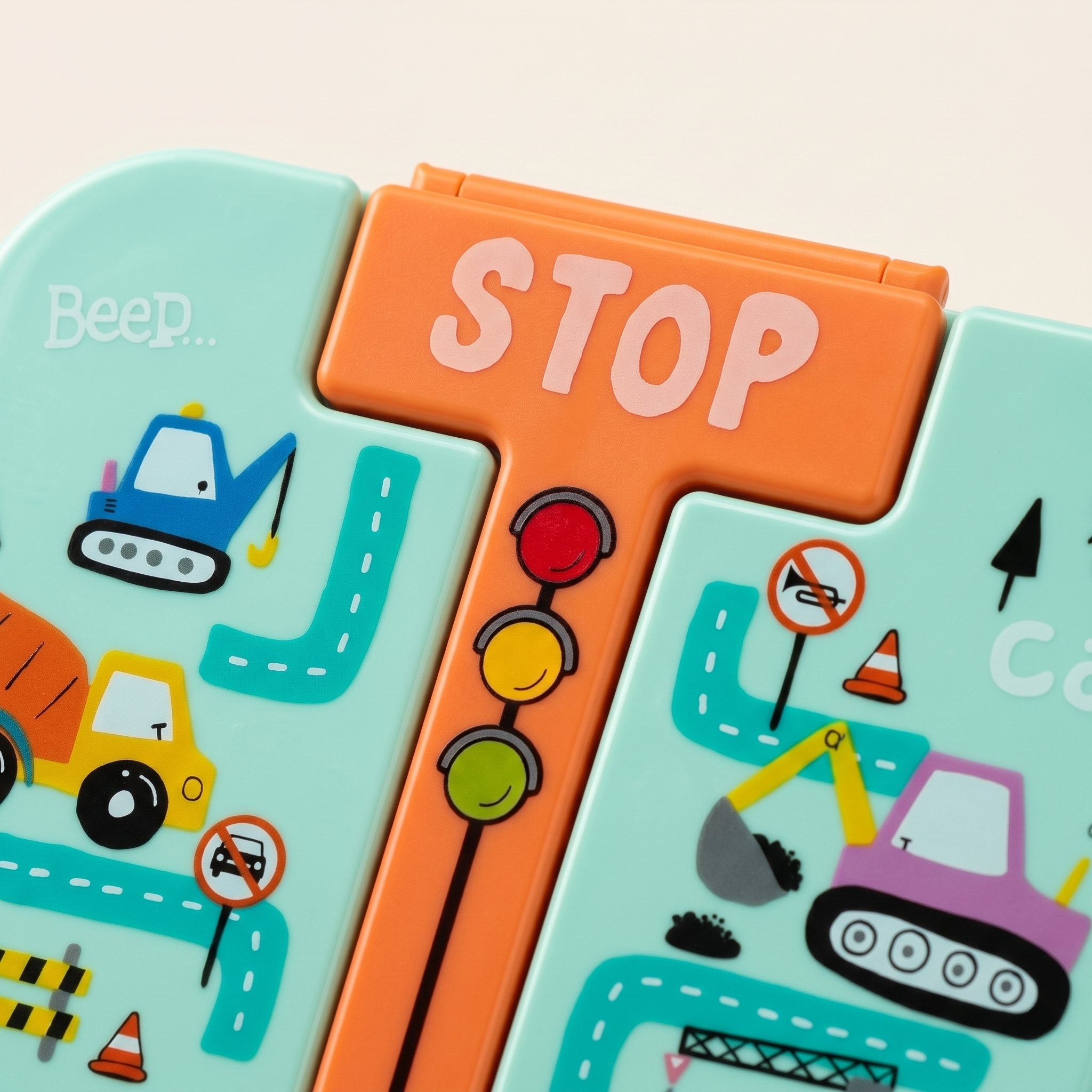 "City Traffic" 2-Compartment SUS 304 Insulated Kids Lunch Box