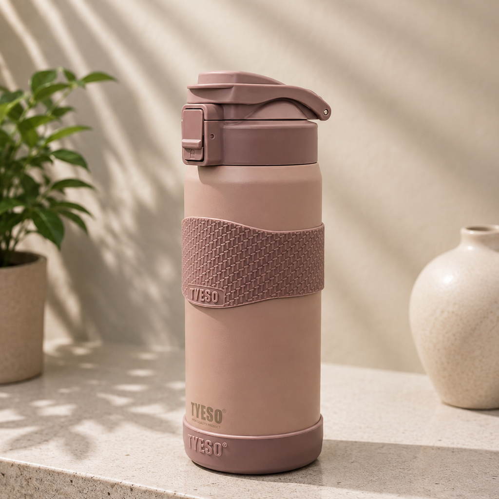 TYESO 750ml Insulated Bottle – Dusty Rose