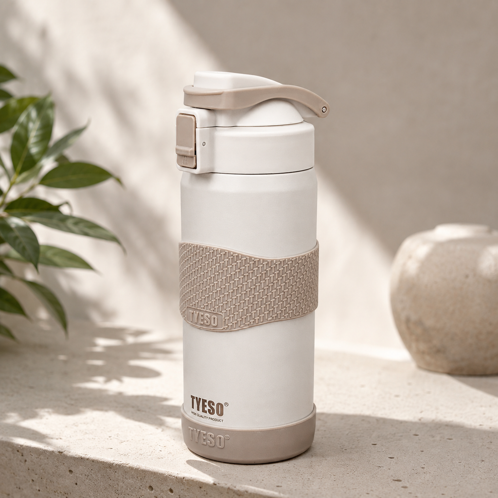 TYESO 750ml Insulated Bottle – Ivory White