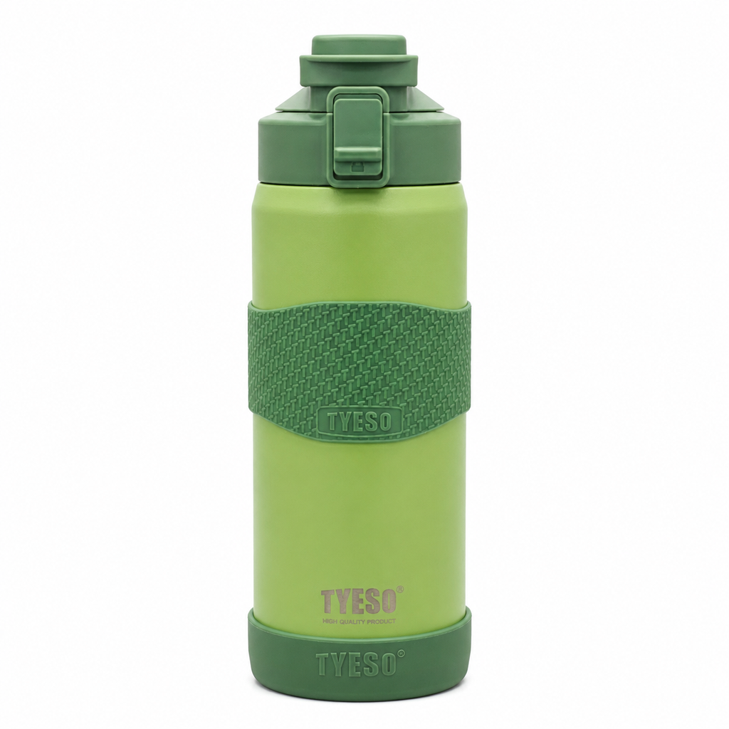 TYESO 750ml Insulated Bottle – Lime Green