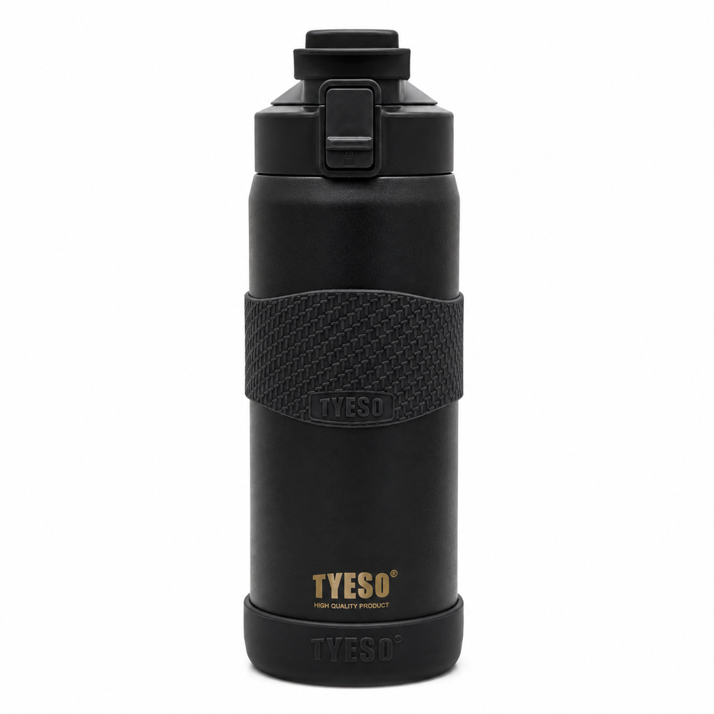 TYESO 750ml Insulated Bottle – Midnight Black
