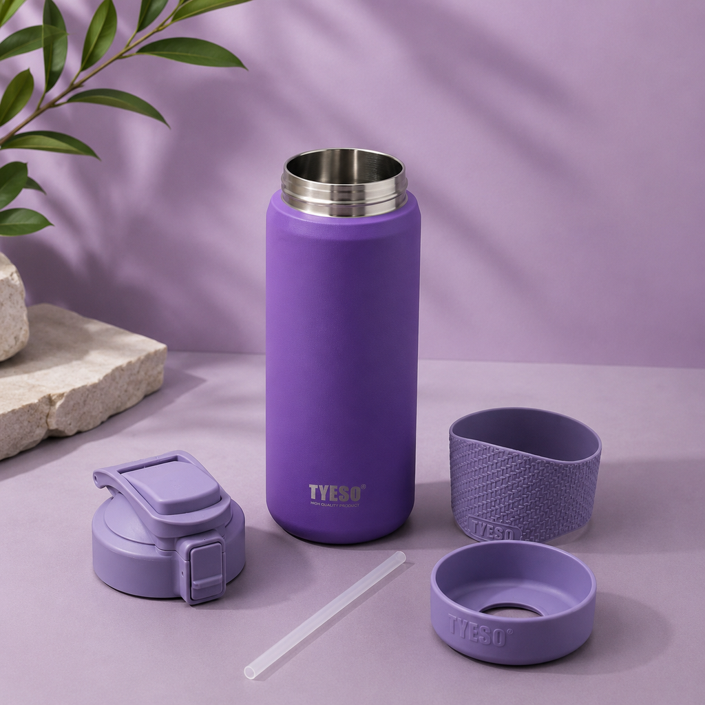 TYESO 750ml Insulated Bottle – Violet Purple