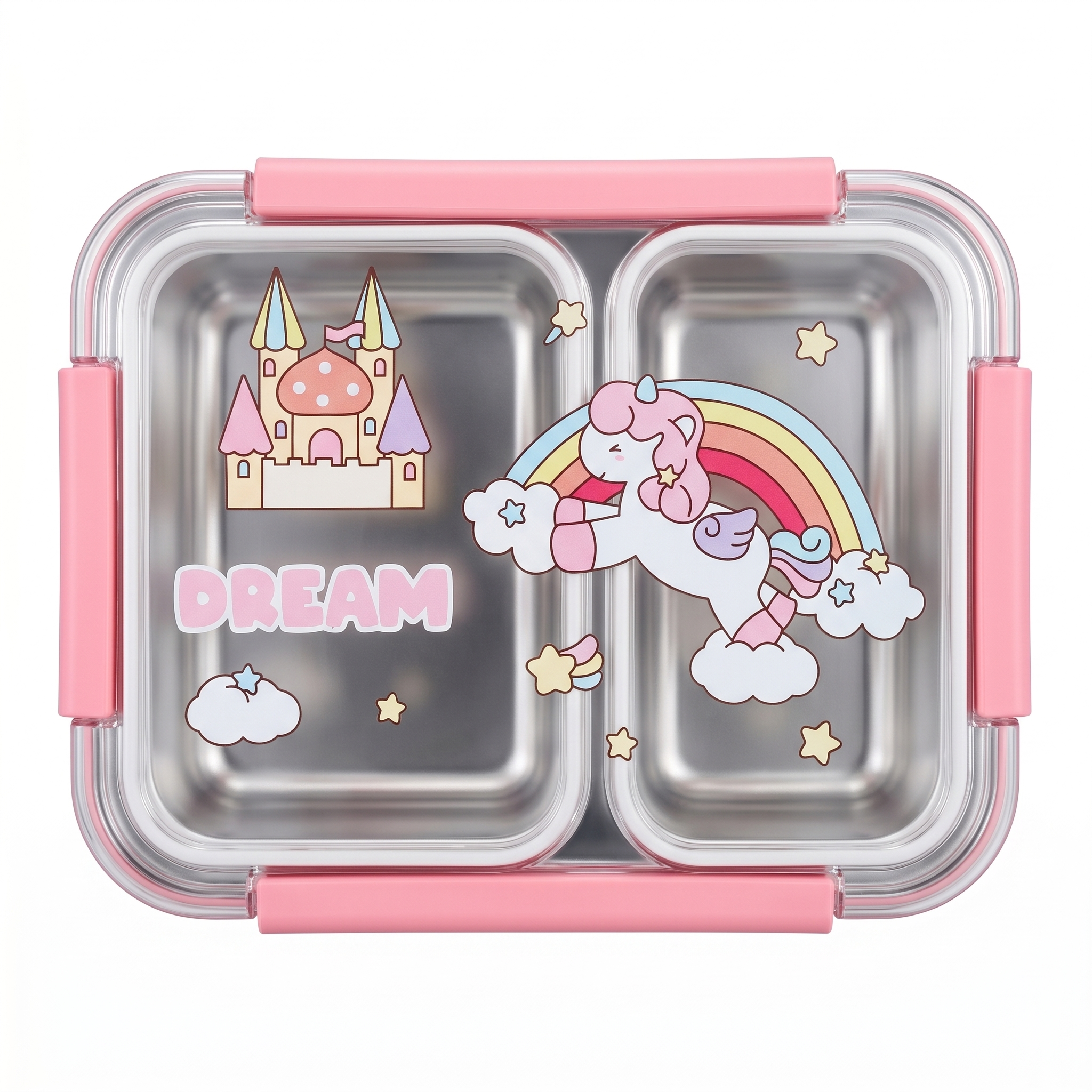 "Unicorn Dream" 750ml PU Insulated Dual-Container Kids Lunchbox
