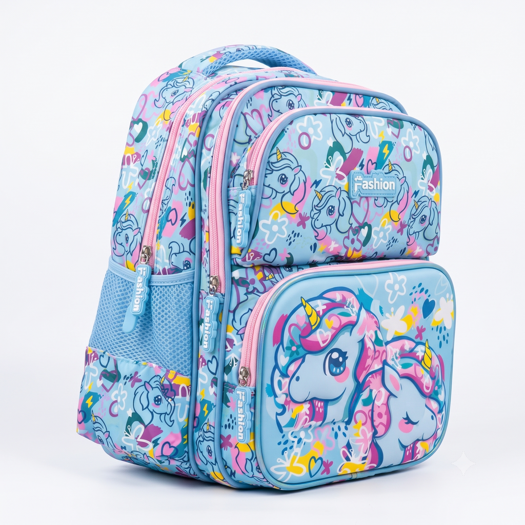 Unicorn Dream 15" 4-Compartment School Backpack