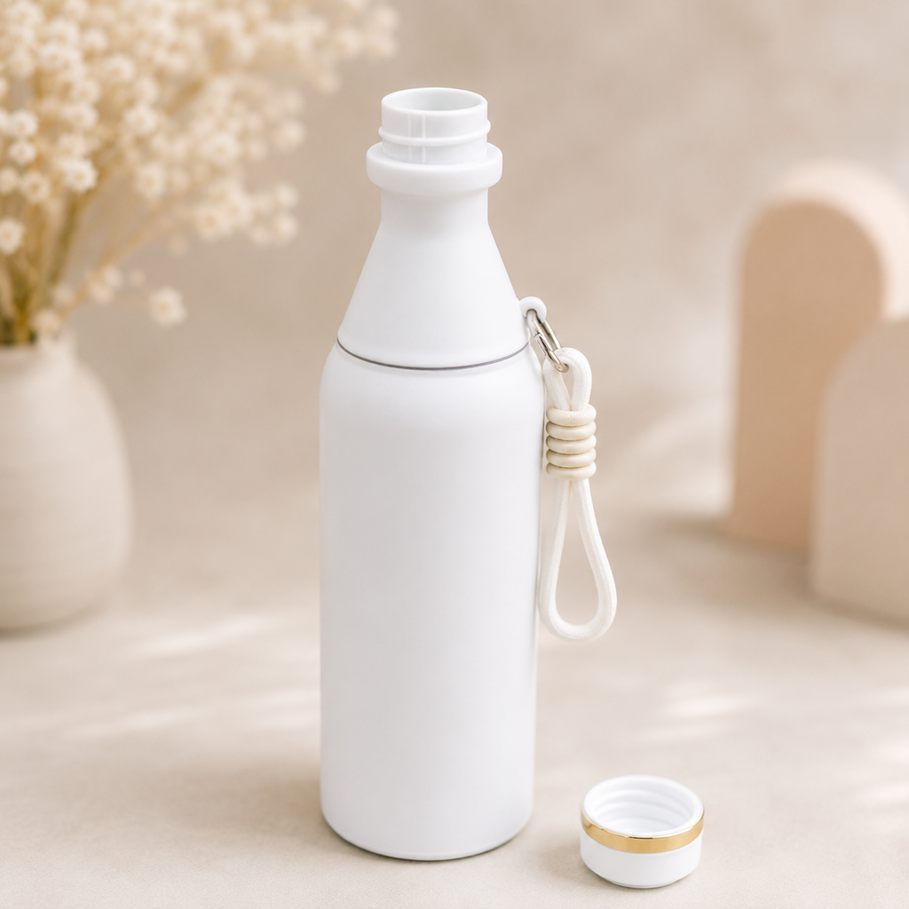 Premium Insulated Bottle – White | 530ml