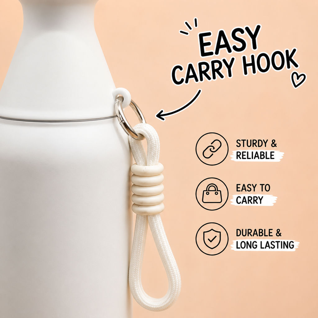 Premium Insulated Bottle – White | 530ml