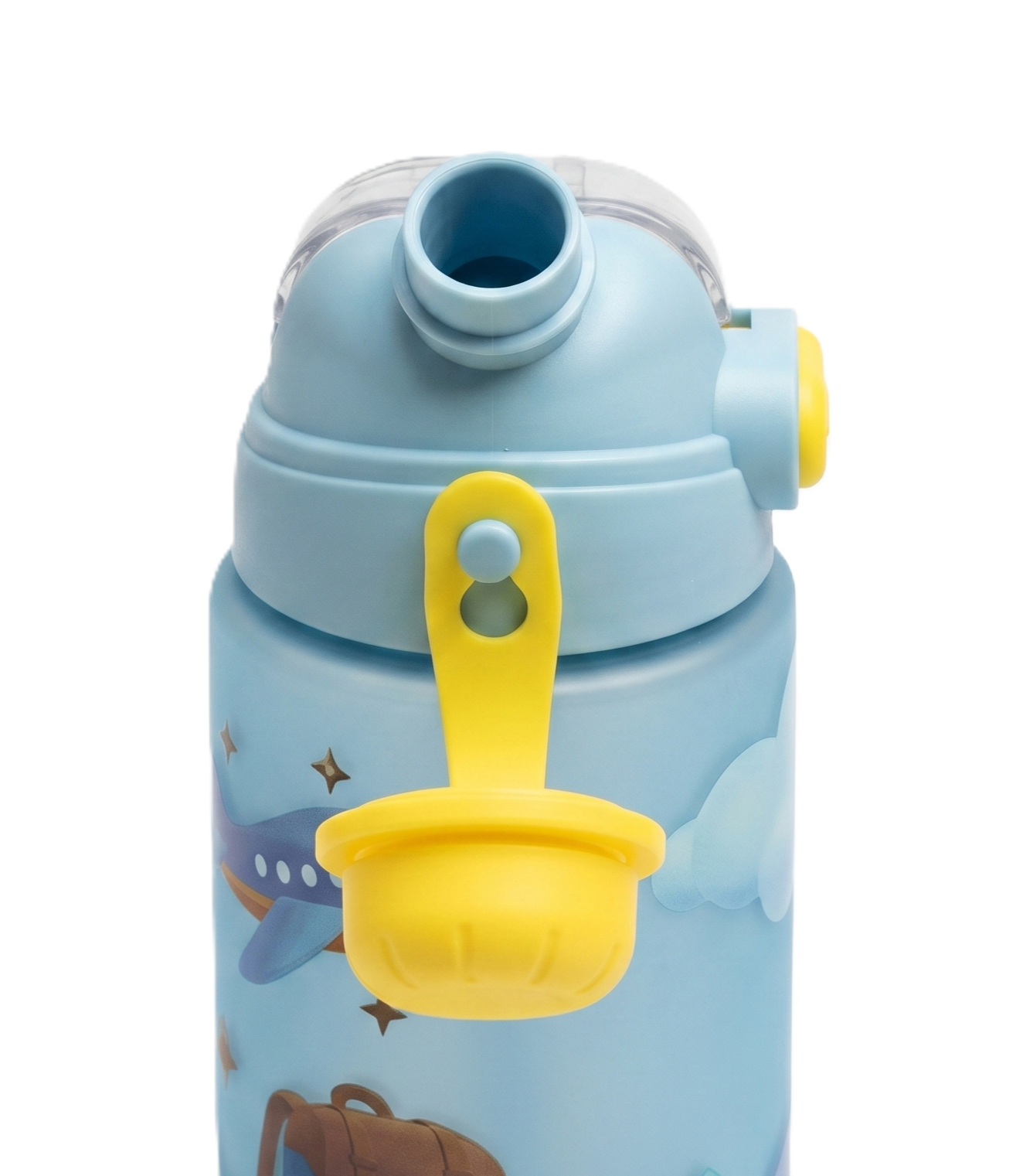 Premium Matte Series 2-in-1 Dual-Drinking Bottle | "Cycling Polar Bear" Edition